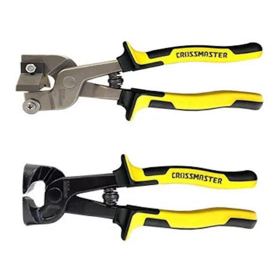 Combo Tenaza Y Pinza Para Corte De Ceramicas Crossmaster