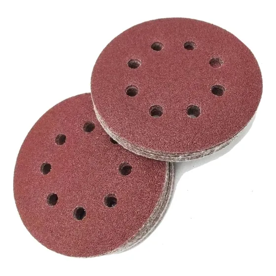 Lixa Com Velcro 125mm Esmerilhadeira Grão 80 C/ Furos - 10x Quantidade de cascalhos 10
