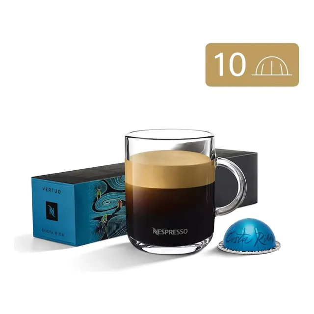 10 Cápsulas Nespresso Vertuo Gran Lungo Costa Rica
