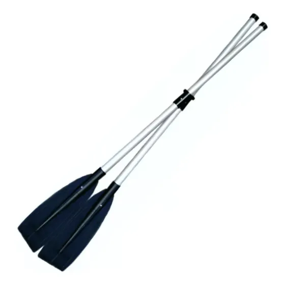 Par De Remos De Aluminio 150cm  Para Bote Gomon Canoa