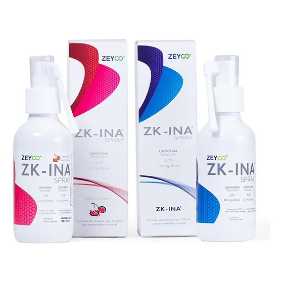 Lidocaina 10% Anestésico En Spray - Zk-ina Zeyco 