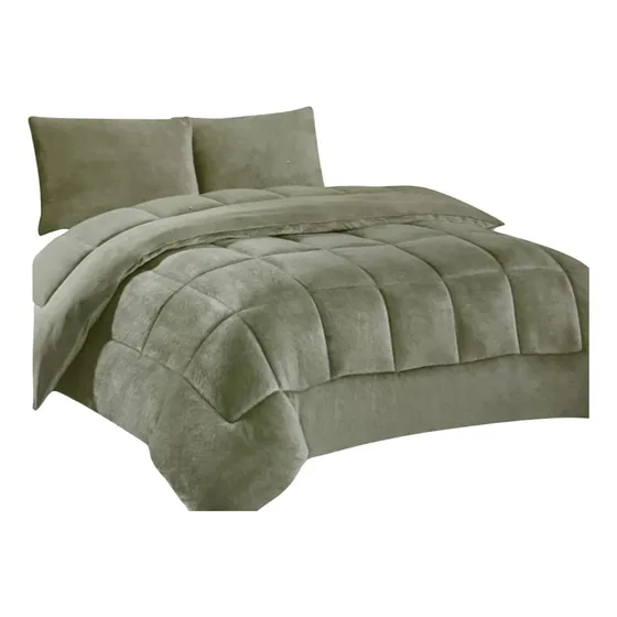 Cubrecama King 3 Piezas Goldsun Verde