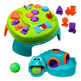 Kit Mesa Infanti DidĂĄtica Educativa + Croco Bolinha Chocalho Kit Mesa Infanti DidĂĄtica Educativa + Croco Bolinha Chocalho