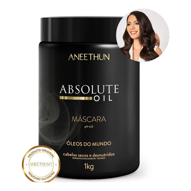 Mascara Absolute Oil Aneethun Nutrição Cabelos Secos 1kg Mascara Absolute Oil Aneethun Nutrição Cabelos Secos 1kg