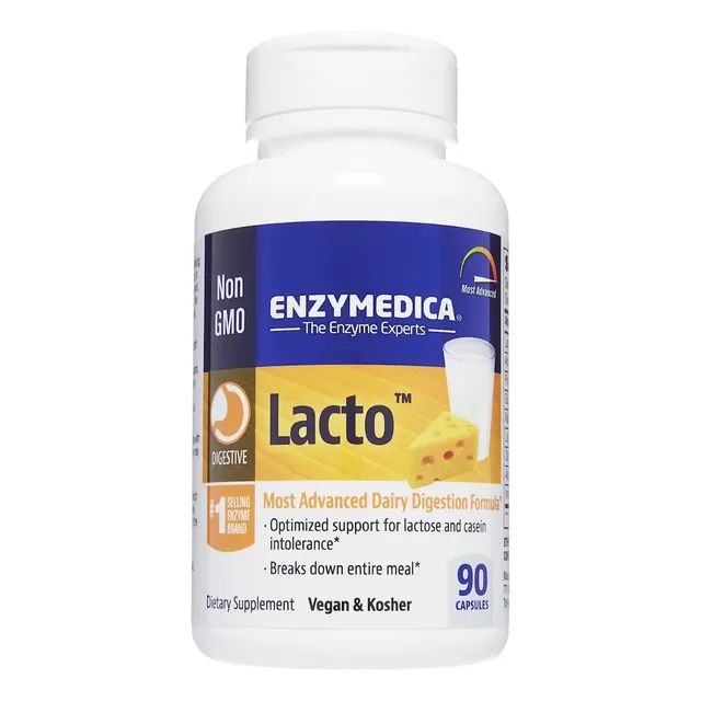 Enzymedica Lacto Fórmula Para Intolerancia A Lácteos X90cáps