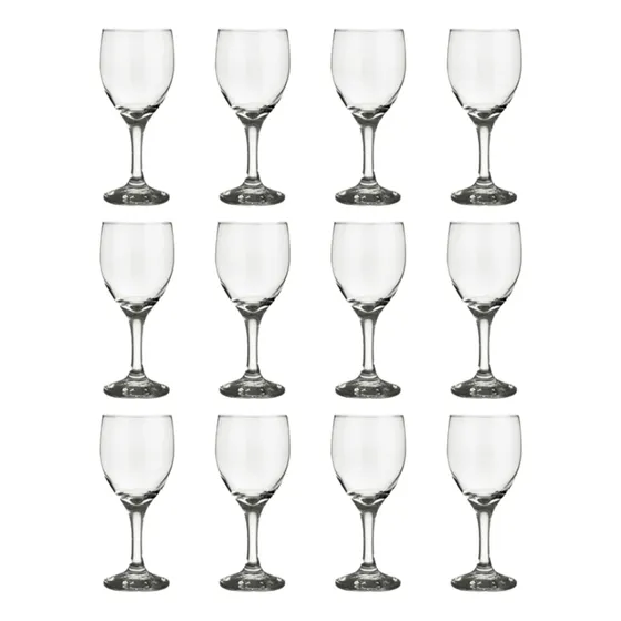 Copa Windsor Vino Vidrio Nadir Importada 250 Ml X12 Unid
