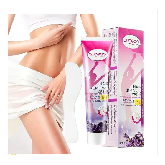 Crema Depilatoria Corporal De Lavanda Marca Augeas. 120g