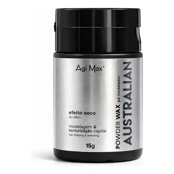 Pomada Em Pó Modelador Efeito Matte Seco Texturizador Capilar Australian Soller 15g Virtual Cosméticos