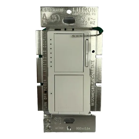 Interruptor E Dimmer 300w S/espelho - Ma-l3s25-wh - Lutron 