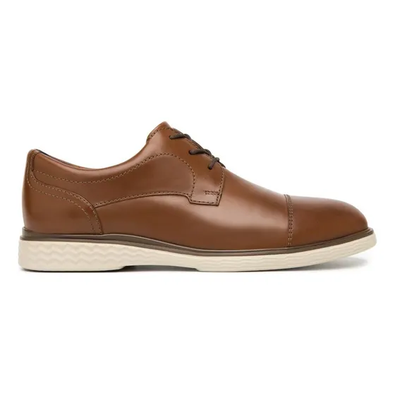 Zapato Flexi Tan Comodo Ligero Casual Derby 409405