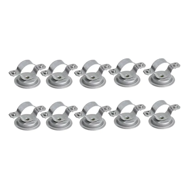 Abraçadeira Galvanizada Tipo Copo Tam 1/2 Pct C/ 10 Peças