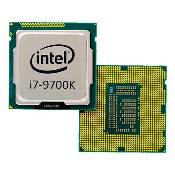 Processador gamer Intel Core i7-9700K CM8068403874212 de 8 núcleos e 4.9GHz de frequência com gráfica integrada
