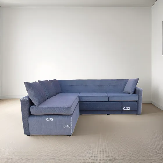 Esquinero Cama Liverpool Eysi Living