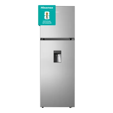 Hisense Rt90n6wkx2-refrigerador Top Mount,9 Pies Cúbicos Con Dispensador De Agua,no Frost,multi Air Flow,55x56x168cm(anchoxlargoxalto),gris