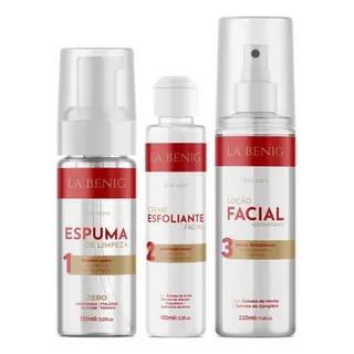 Kit Higienização Preparo Sobrancelhas Skin Care La Benig Kit Higienização Preparo Sobrancelhas Skin Care La Benig