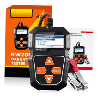 Probador De Carga De Batería De Coche Konnwei Kw208 De 12 V Probador De Carga De Batería De Coche Konnwei Kw208 De 12 V