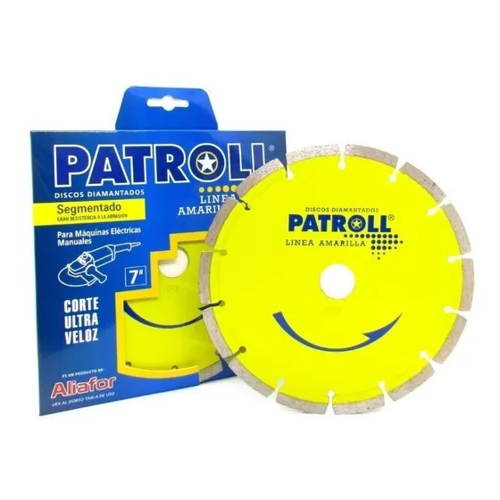 Patroll Pys-7 Disco Diamantado Segmentado 180mm De Aliafor