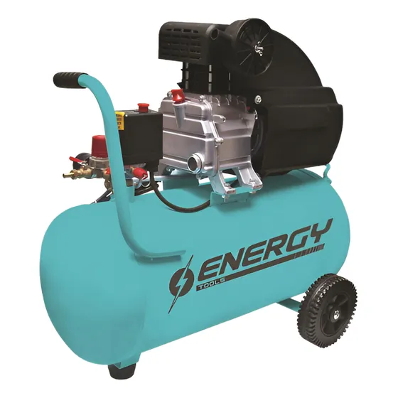Compresor 40lts. 2hp 1500w C/kit Energy