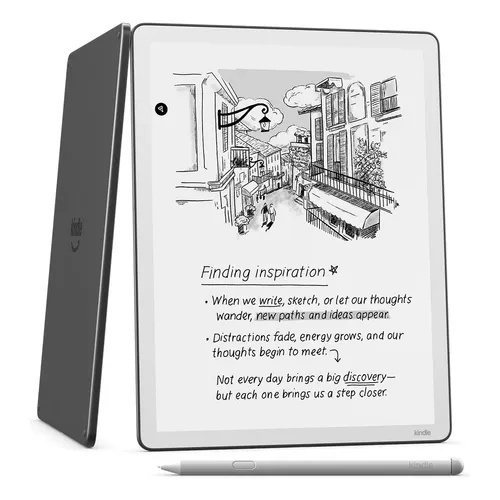Caneta Amazon Kindle Scribe 64 Gb 2024 Premium Color Tungsten