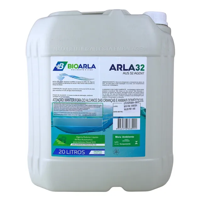 Arla 32 Bioarla Aditivo De Combustível Diesel 20 Litros