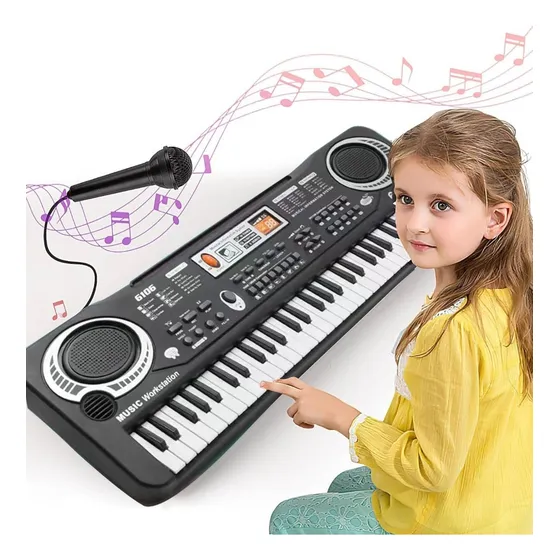 Teclado Piano Juguete Educativo Musical 61 Teclas