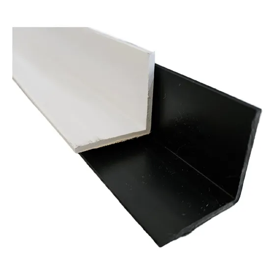 Perfil Union Pvc L Angulo P/ Machimbre De10mm X 3mts Largo