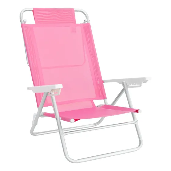 Silla Playa Reposera Aluminio Mor Summer - Color Rosa
