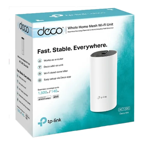 Router Sistema Wifi Malla Mesh Tp-link Deco M4 Ac1200 Pack 1