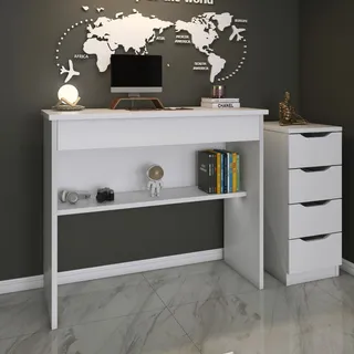 Escrivaninha P/ Computador VitĂłria - Branco 1 Gaveta Escrivaninha P/ Computador VitĂłria - Branco 1 Gaveta