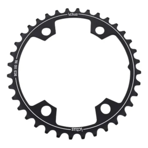Coroa Shimano Dura Ace Fc-r9100 36 Dente Bcd 110mm 2x11 V Preto