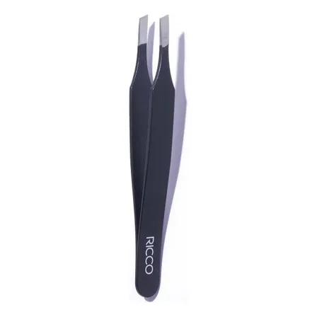 Pinza Cejas Splinter Negra Ricco