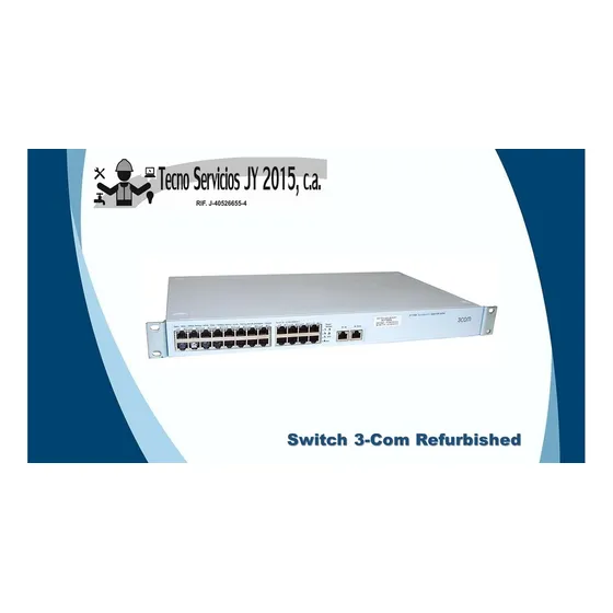 Switch Rackeable 3com 26 Puertos