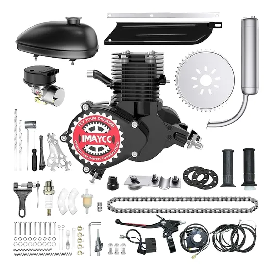 Kit De Motor De Bicicleta De 100 Cc, A Gasolina