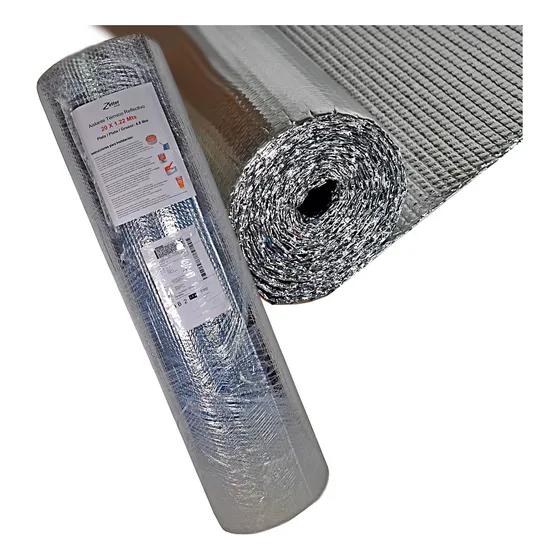 Aislante Térmico Rotoplas Tinacos Doble Plata 20 Mts X 1.22