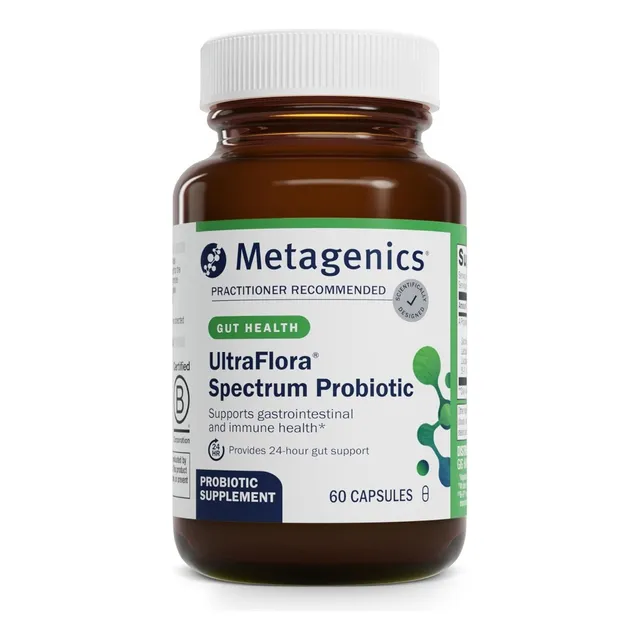 Probiótico Ultraflora Spectrum Metagenics 60 Cápsulas Sin Sabor