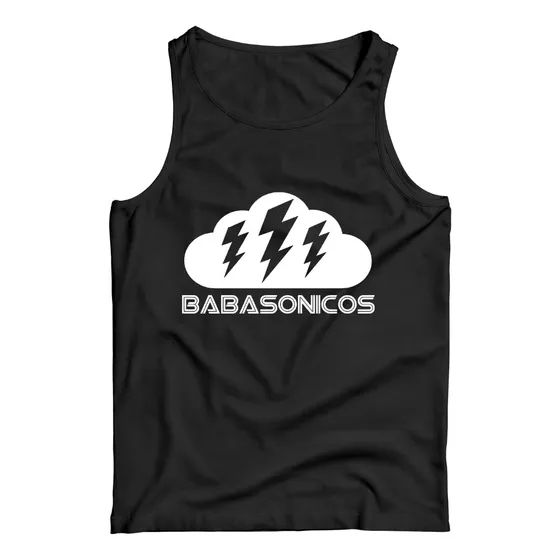 Musculosa Negra Algodon Rock Nacional Todas Las Bandas 