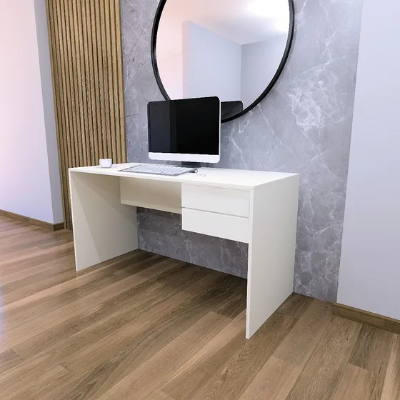 Escritorio-mesa Pc-oficina 120x60x75 2 Caj Armado!