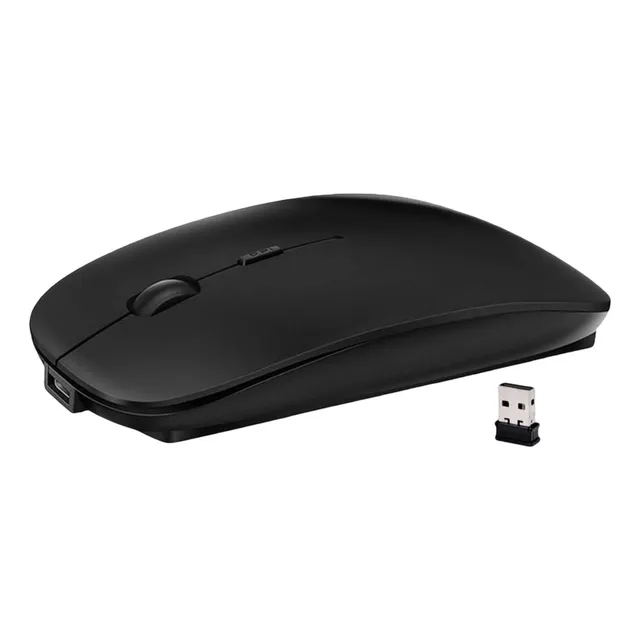 2.4g Mouse Inalambrico Recargable Ergonomico Bluetooth