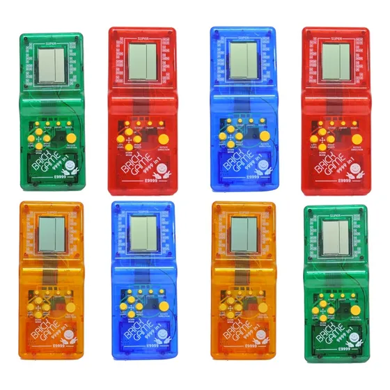 10 Mini Game Brick Portátil Antigo Retrô Clássico Jogos