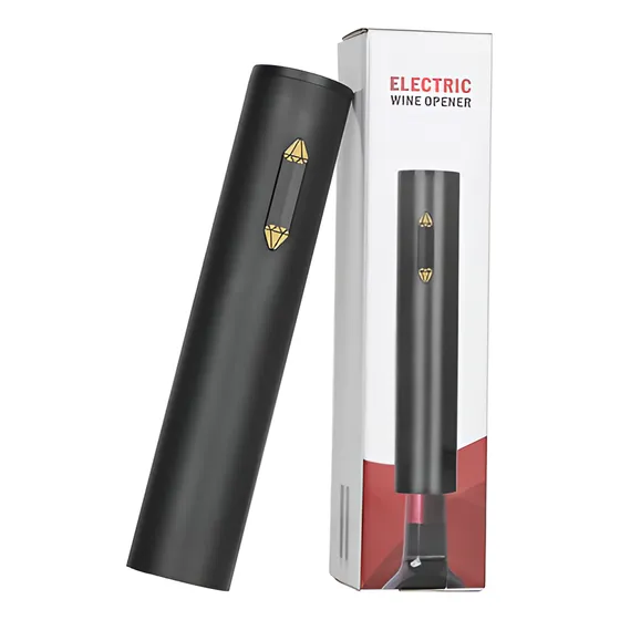 Sacacorchos automático destapador eléctrico vino pila color negro Wine Opener