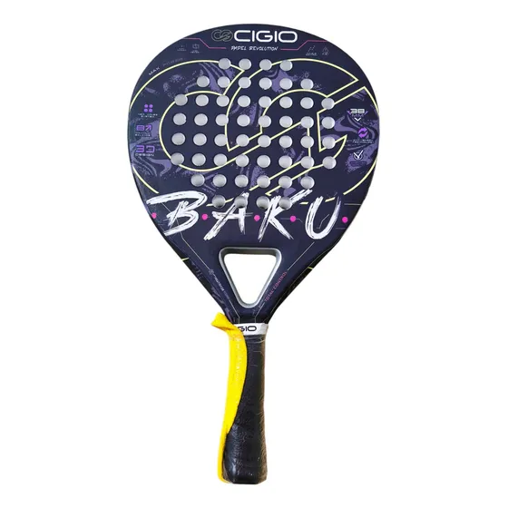 Paleta De Padel Cigio Baku Reforzada Con Protector De Regalo