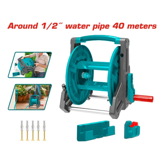 Carrete Para Manguera De Riego Pvc De 1/2'' Total