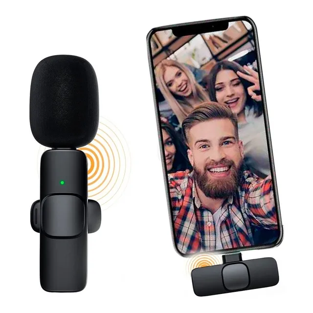 Micrófono Inalámbrico Para Grabación De Video Tipo C