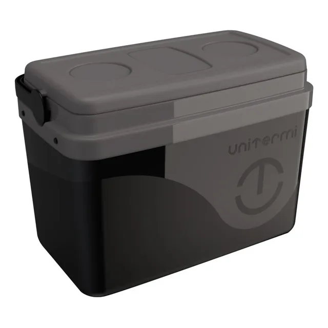 Caixa Termica Cooler 45 Latas Cor Preta Grande 30l Com Alça