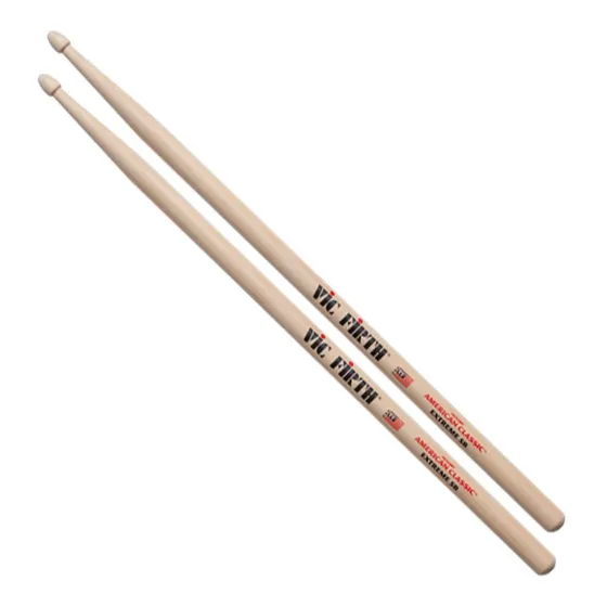 Baqueta Vic Firth American Classic Extreme 5b Ponta Madeira