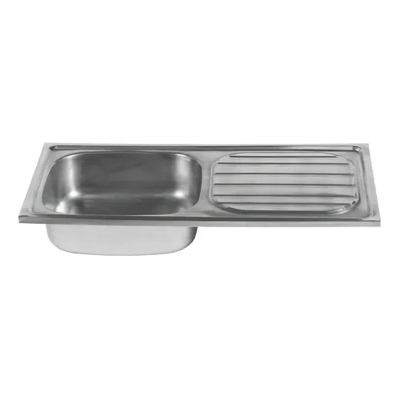 Bacha Cocina Acero Inoxidable Simple Outlet 40x80