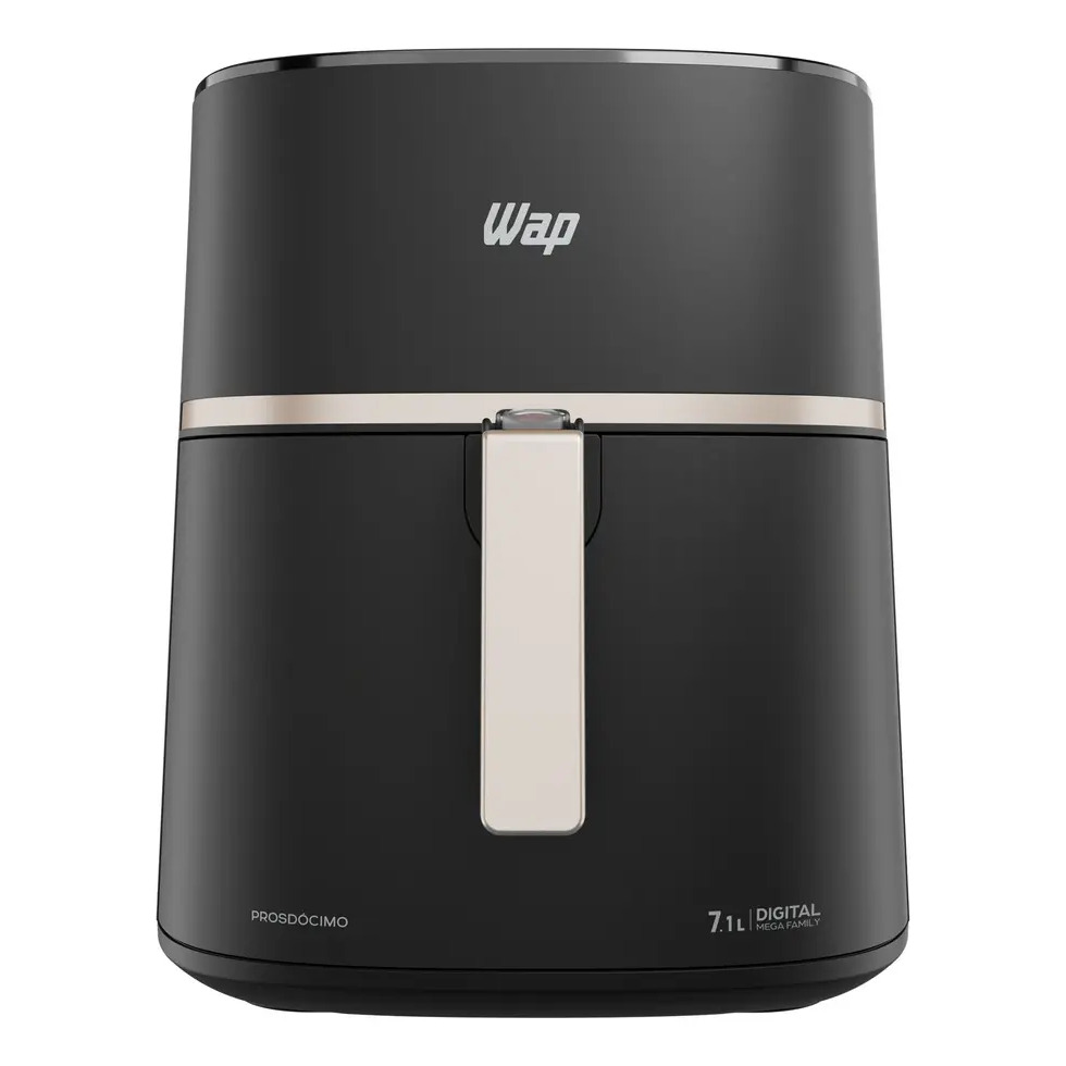 Fritadeira Airfry S/ Óleo Wap Mega Digital 7.1 L 1700w 220v Preto, Cinza E Champagne 220v