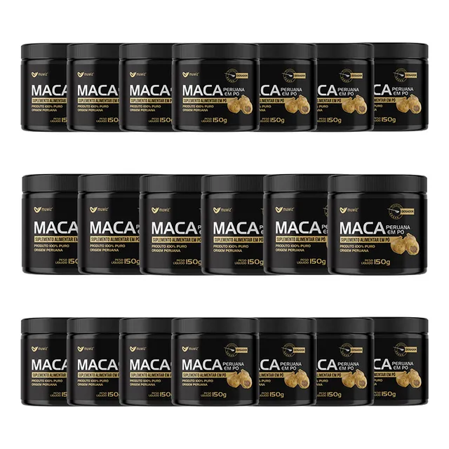Maca Peruana Em Pó Pura Vitaminas 150g Muwiz Atacado