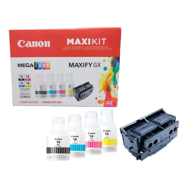 Kit cabezales Canon CH649A tintas GI-16