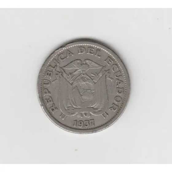 Moneda Ecuador 1 Sucre Año 1937 Bueno